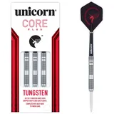 Unicorn Information System ‎Unicorn Core Plus | Style 1 | Dartpfeile mit Stahlspitze, Silber/schwarz, 22 g