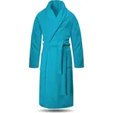 Normani Unisex Premium Bademantel Sivas in Türkis | Gr.: 4XL