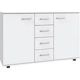 WIMEX Kombikommode Taiga 130 x 83 x 41 cm Weiß