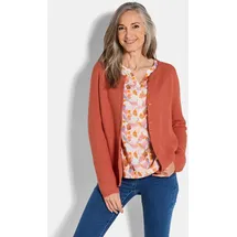 GOLDNER Cardigan aus Baumwolle orange 22