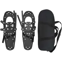 vidaXL 3 in 1 Schneeschuhe Schwarz L