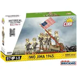 Cobi Historical Collection 2059 - Iwo Jima 1945, WWII, Bausatz, 87 Klemmbausteine/6 Figuren