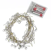 MARELIDA LED Lichterkette Diamant Cluster 1,2 m Warmweiß