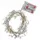 MARELIDA LED Lichterkette Diamant Cluster 1,2 m Warmweiß