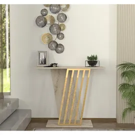moebel17 Gravity Konsolentisch 90x76,8x29,6 cm beige