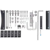 GAH Alberts Zubehör-Set Flexo | für Doppeltor | bis 1200 mm Höhe Stahl roh, anthrazit kunststoffbeschichtet RAL 7016