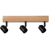 Paulmann Arvid 3 E27 Holz schwarz