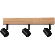 Paulmann Arvid 3 E27 Holz schwarz