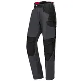 BP 1820-565-5632-62n Arbeitshose für Männer, Höhere Taille am Rücken, 285,00 g/m2 Stoffmischung mit Stretch, anthrazit/schwarz,
