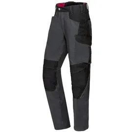 BP 1820-565-5632-62n Arbeitshose für Männer, Höhere Taille am Rücken, 285,00 g/m2 Stoffmischung mit Stretch, anthrazit/schwarz,