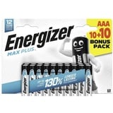 Energizer Max Plus Micro (AAA)-Batterie Alkali-Mangan 1.5 V 20 St.