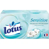 Lotus Sensitive Taschentücherbox, 3 Stück (3 x 80 Taschentücher)