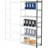 Kerkmann Stora 100 Aktenregal 100 x 40 x 225 cm schwarz