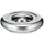 Proregal Feuerlöschender Tischaschenbecher aus Aluminium HxØ 6x12cm | Silber