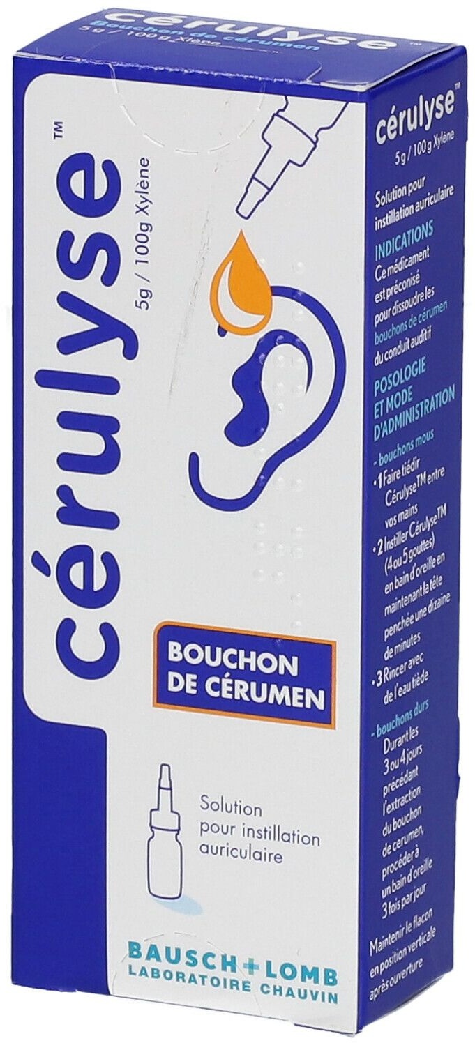 CérulyseTM 5 g/100 g 10 ml goutte(s) auriculaire(s)