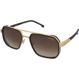 Carrera 1069/S MATTE BLACK GOLD/BLACK BROWN GREEN 58/19/145 Sonnenbrillen - Gold