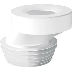 WC-Anschluss exzentrisch 40 mm - Weiß - Ø 90-110 mm