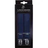 LINDENMANN Hosenträger Hosenträger Uni blau 110 cm
