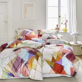 IRISETTE Magic 8889 grafisch bunt 135 x 200 cm + 80 x 80 cm