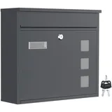 Wiltec Briefkasten V12 Anthrazit