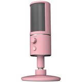 Razer Seiren X - USB Kondensator-Mikrofon für Streaming (Kompakt mit Schockdämpfer, Superniere Aufnahmemuster, latenzfrei, Stumm-Taste, Kopfhörer-Anschluss) Quartz