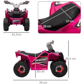 Homcom Kinder-Elektroquad 6V rosa (1-tlg)