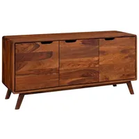 Massivmoebel24 Sideboard Sheesham 134x40x65 walnuss lackiert malm√∂ 2 106