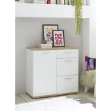 HBZ Kommode BC 1035 weiß matt, BxHxT 95x86x38 cm - weiß