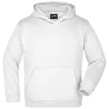 James & Nicholson Kapuzensweatshirt Weiß XS