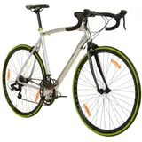 Galano 700C 28 Zoll Rennrad Vuelta Sti 4 Rahmengrößen 2 Farben, Farbe:grau/grün, Rahmengrösse:62 cm