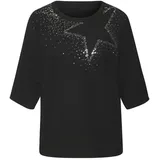 LASCANA Rundhalsshirt Damen schwarz Gr.32/34