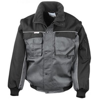 Result Zip Sleeve Heavy Duty Jacket / grey;black S