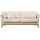 miliboo Couch Stoff 3-Sitzer Beige