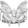 Thomas Sabo Fingerring THOMAS SABO "Butterfly Paradise Cocktail-Ring - Schmetterling-Design" Gr. 58, bunt (silberfarben, weiß), Fingerringe, Damen, 58, Silber 925 (recycelt), 5mm, Fingerring, mit Zirkonia (synth.)
