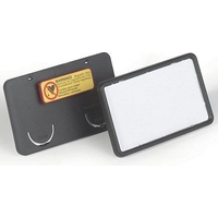 Durable Clip-Card Namensschilder mit Magnet 7,5 x 4,0 cm