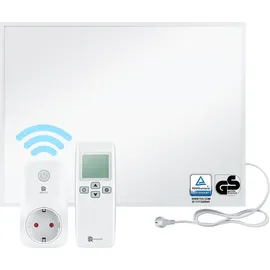 bringer-germany Bringer Infrarotheizung 1200 (BRIH1200) / BRTF: Funk Thermostat und Fernbedienung / Weiß