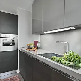 GLOBO Unterbauleuchten LED Küchenlampe Dimmbar Sensor Küchenleiste L 24 cm Silber