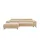 Switch Ecksofa aus Mikrofaser Caro ¦ beige ¦ Maße (cm): B: 289 H: 93 T: 175.0