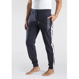 bench. loungewear Bench. Sweathose mit aufgesetzten Streifen an der Seite und Logodruck Gr. 44/46 (S) N-Gr, navy-weiß, , 97406830-44 N-Gr
