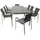 DEGAMO Melbourne Set 9-tlg. Grau/Silber