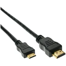 InLine HDMI-Kabel Typ A auf C 0,30 m Schwarz
