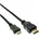 HDMI-Kabel Typ A auf C 0 30 Schwarz