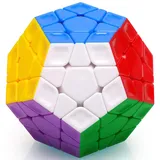 TOYESS Zauberwürfel Megaminx Speedcube, 3x5 Megamix Dodekaeder Speed Cube Puzzle Magic Würfel Spielzeug Kinder und Erwachsene, Stickerless