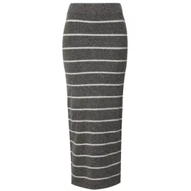 Edited Maxirock Damen Gestreift Grau 36