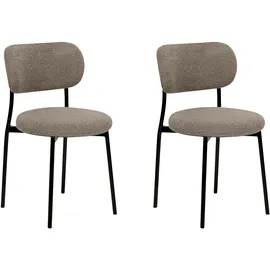 Beliani Esszimmerstuhl 2er Set CASEY