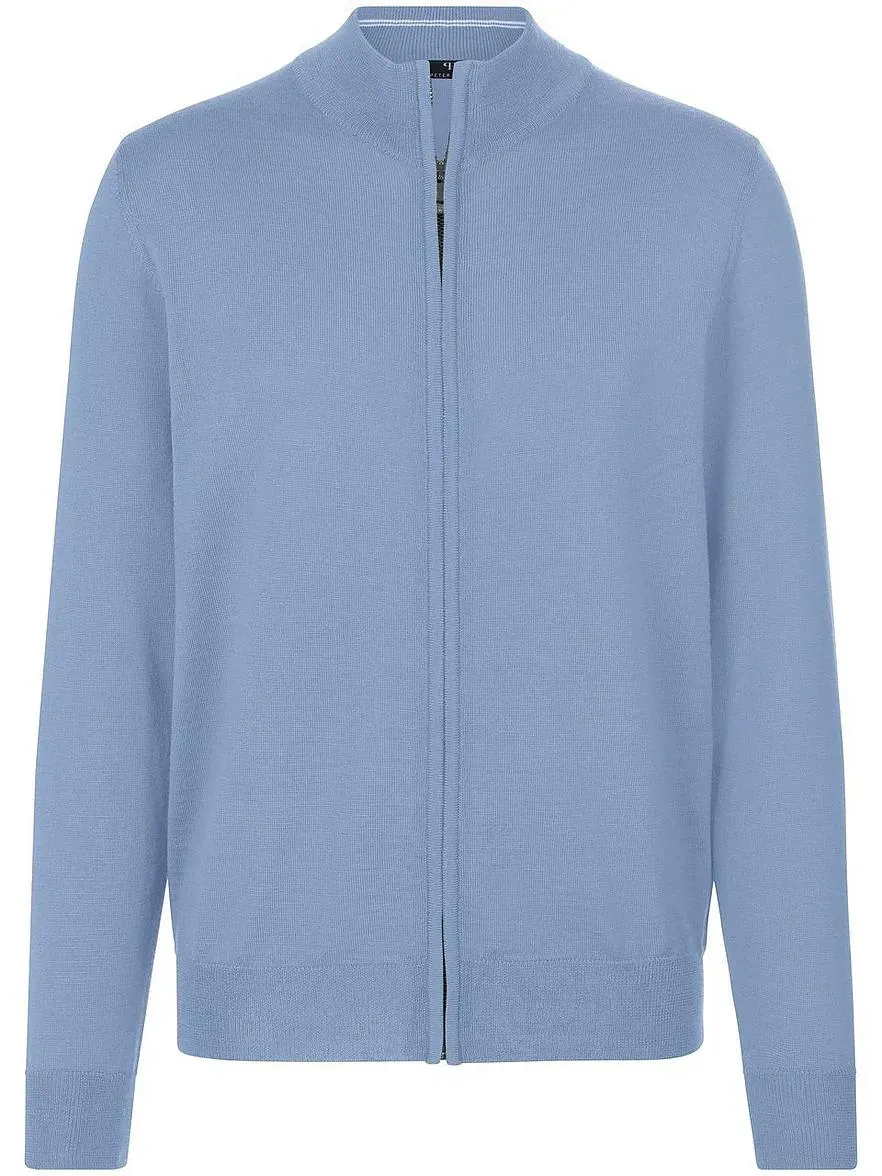 Strickjacke Peter Hahn blau, 52