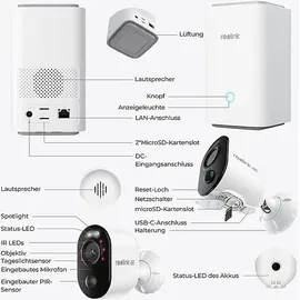 Reolink Argus B350 Weiß