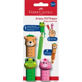 Faber-Castell Stiftkappe Grippy 3er Set Friends