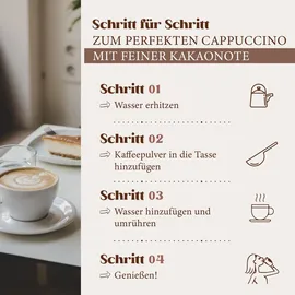 Hearts Cappuccino mit feiner Kakaonote Instant-Kaffee 1 kg