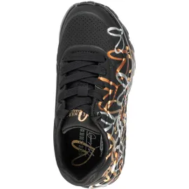 SKECHERS UNO Lite Metallic Love Kinder Schwarz/Gold 31